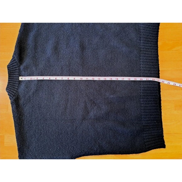 ROMEO & JULIET Couture Black Floral Embroidered Sweater Pullover Size Small - Picture 13 of 13